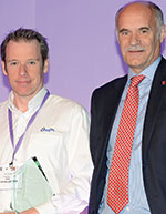 Omniflex engineer Ian Southerton with the NDA award.